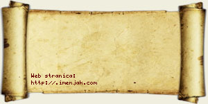 Una Srbljanović vizit kartica